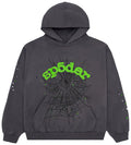 Sp5der Wait Web Hoodie 'Slate Grey'
