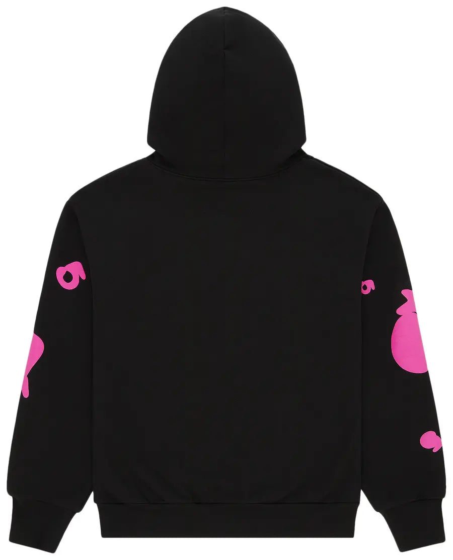 Sp5der Angel Number Beluga Hoodie 'Black'