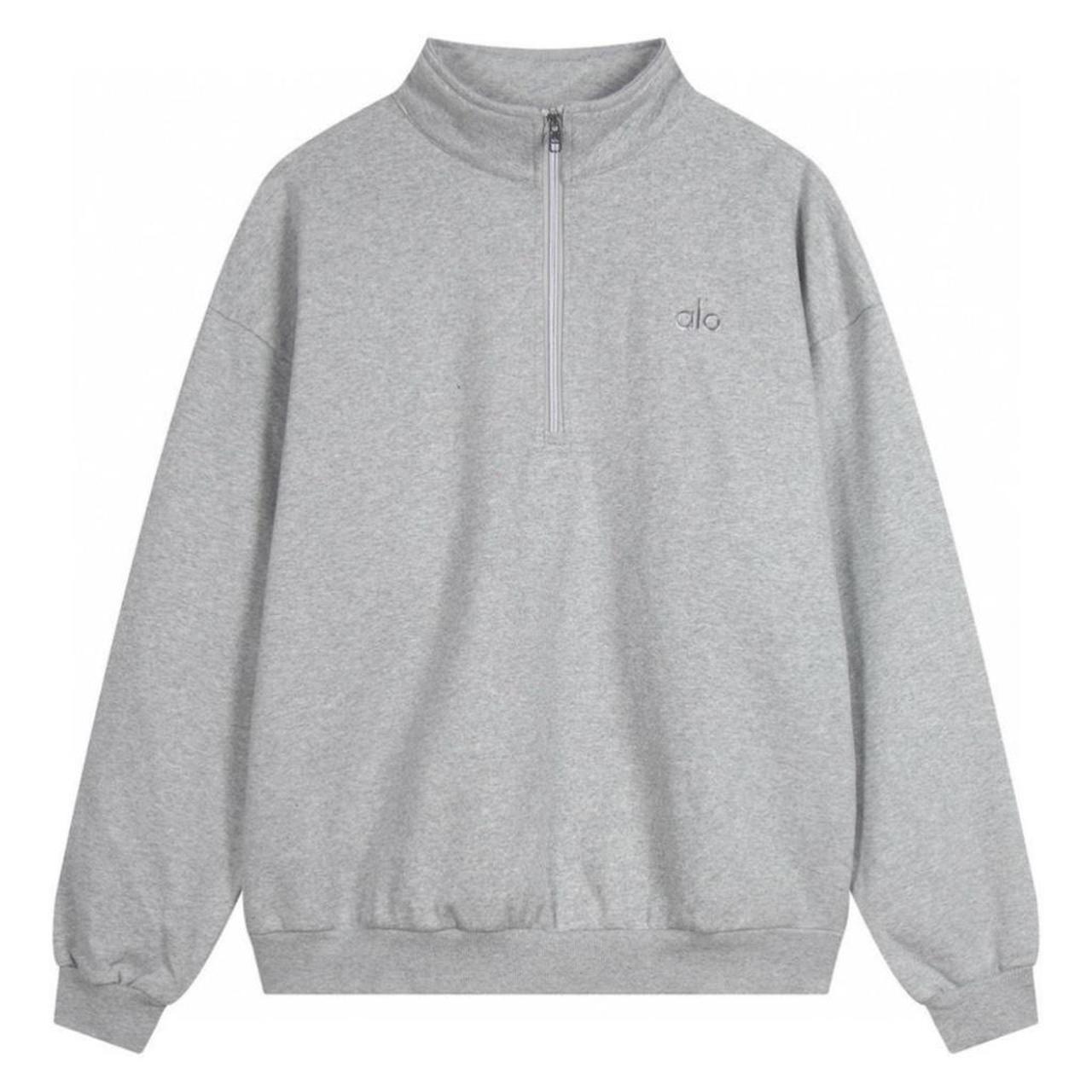 Alo Accolade 1/4 Zip Pullover 'Grey'