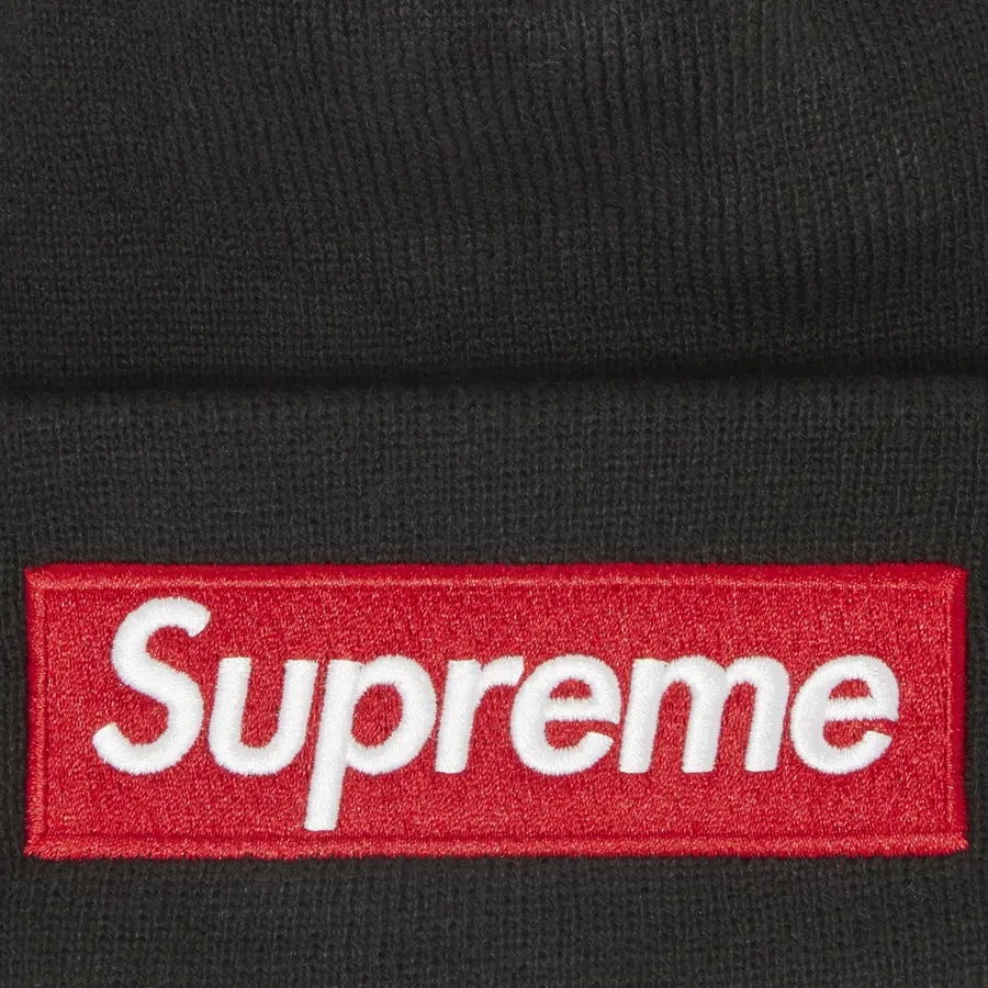 Supreme x New Era Box Logo Beanie 'Black'