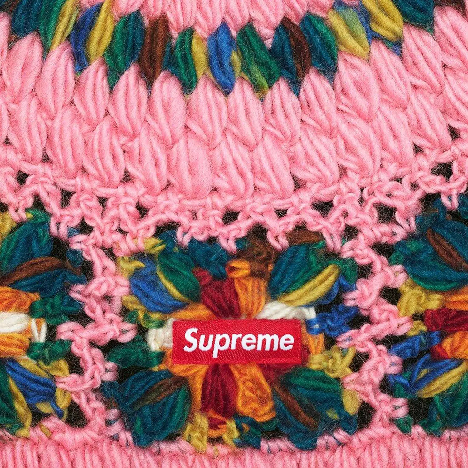 Supreme Crochet Beanie 'Pink'