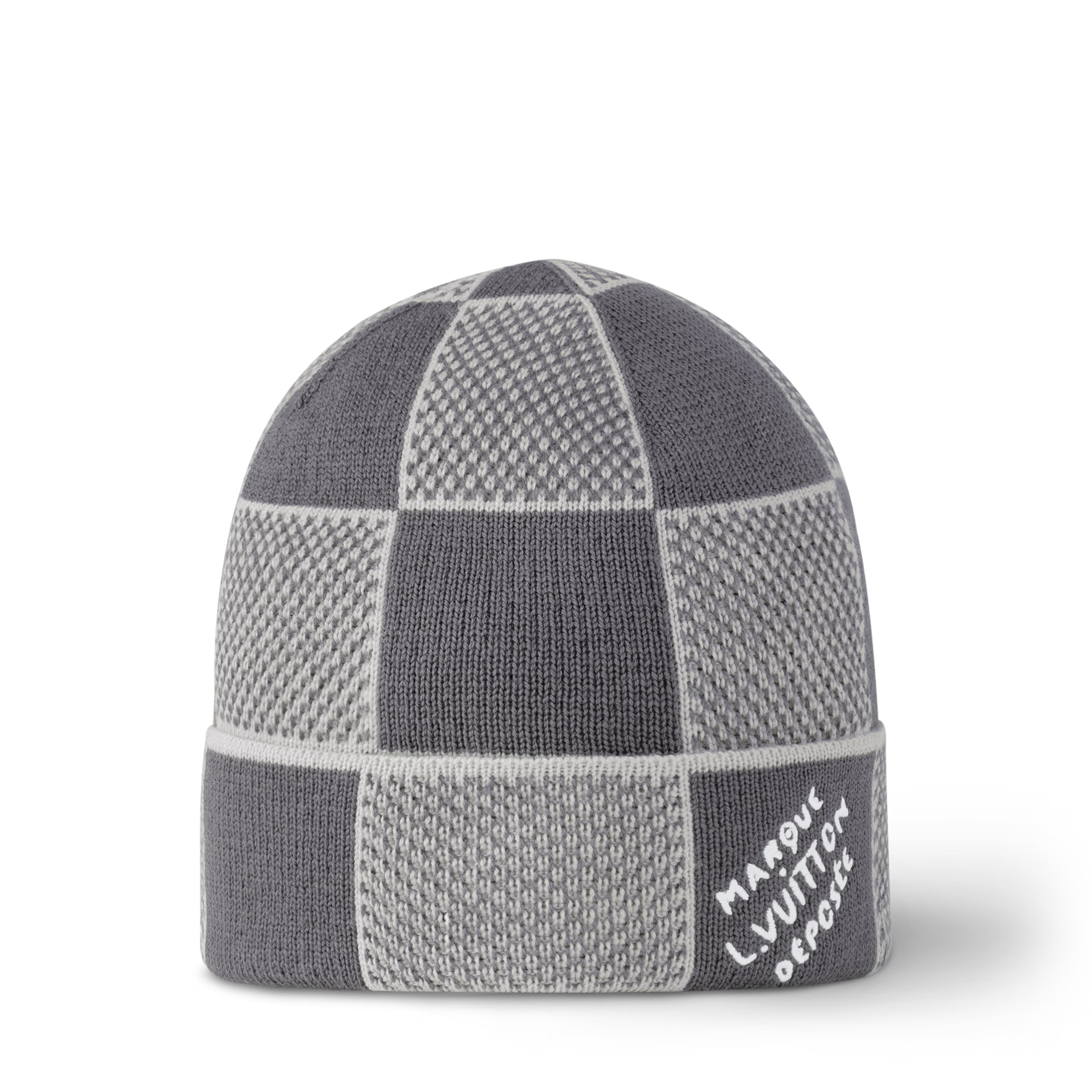 Louis Vuitton Damier Heritage Beanie 'Dark Grey'